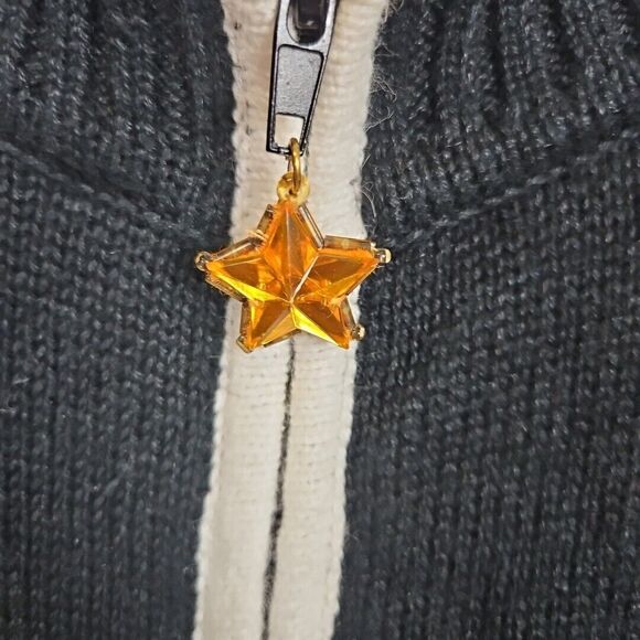 Designers Original Women's Lg Christmas Vest black multicolored  santa snowman - Picture 4 of 11